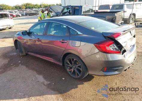 2019 Honda Civic Sport из США, поврежденный, VIN 19XFC2F81KE051544
